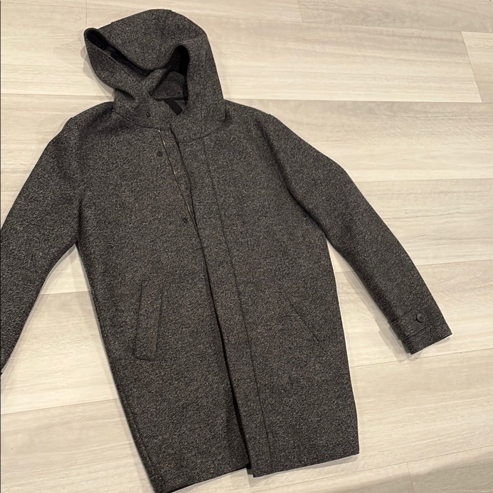Men’s Harris Wharf London wool coat